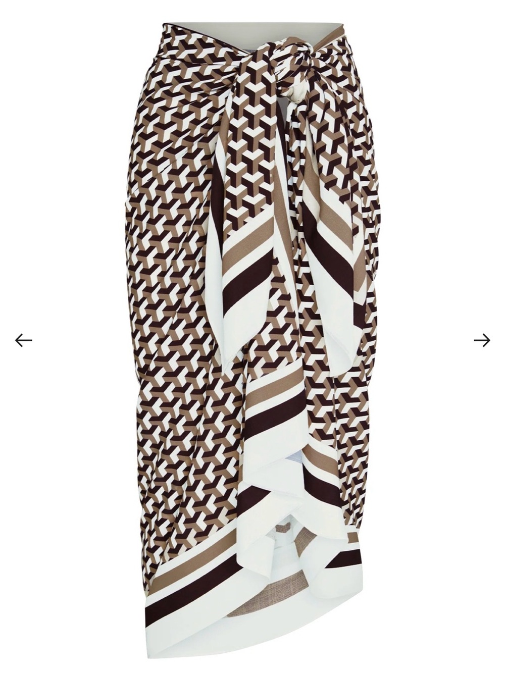 MONDAY SWIMWEAR MARINA PICCOLA SARONG - HUSK GEO